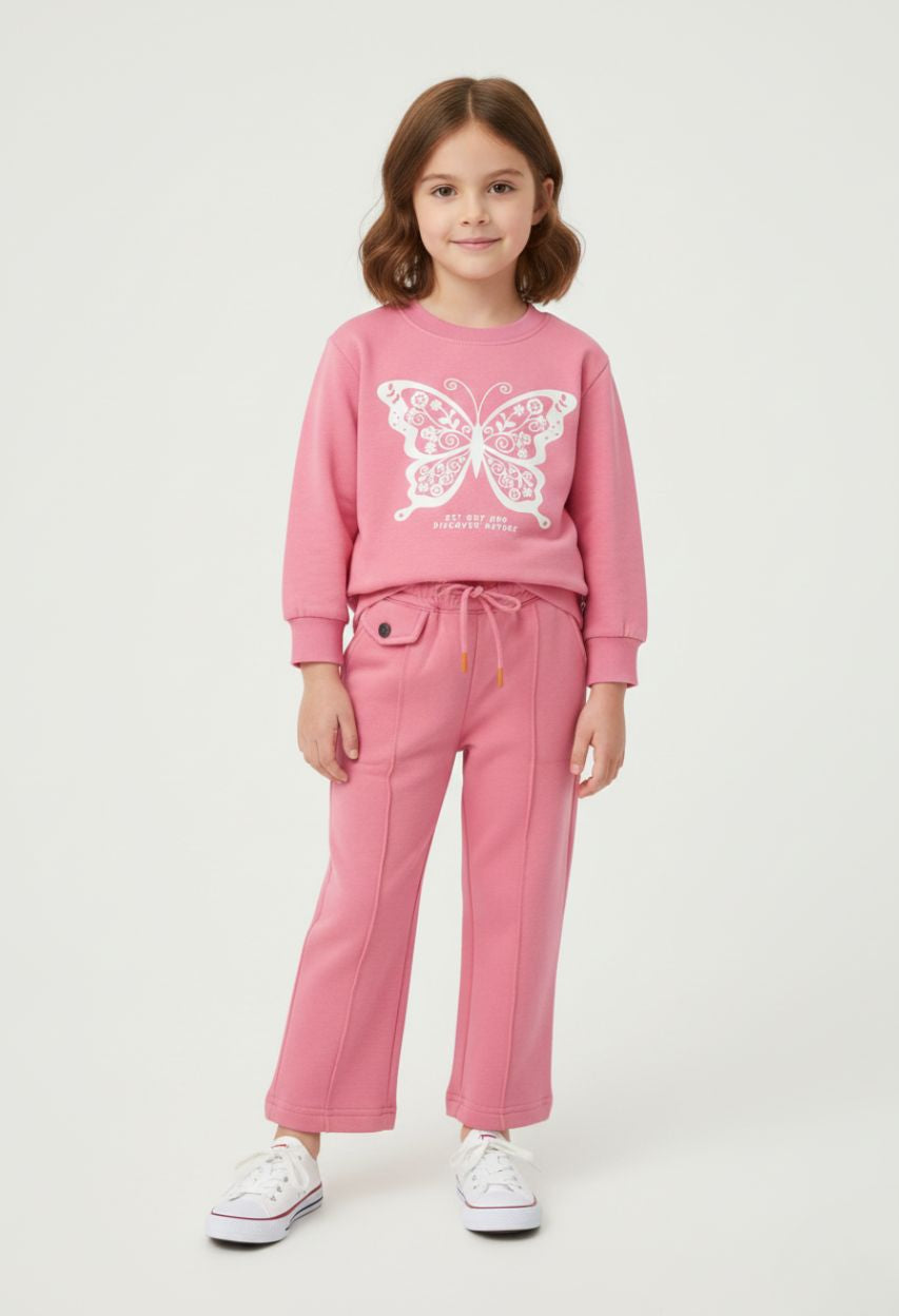 Baby Girl Sweat Shirt Track Suit