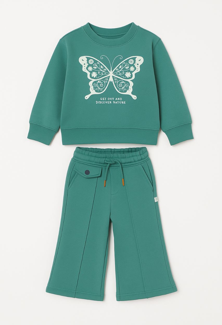 Baby Girl Sweat Shirt Track Suit