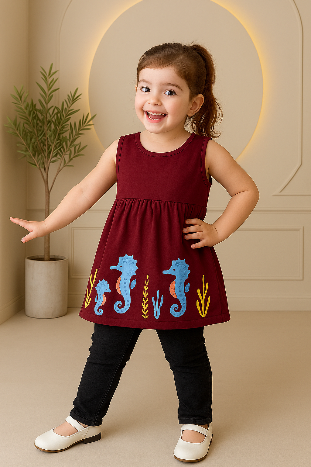 Baby Girl Sleeveless Frock