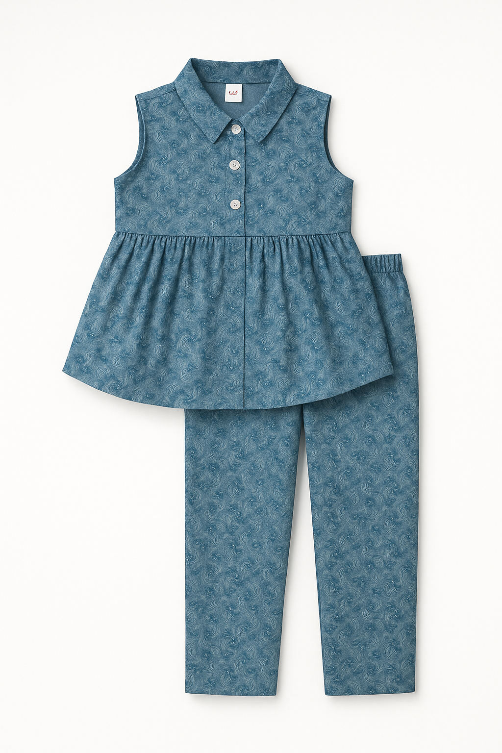 Baby Girl  Sleeveless Suit (Pair )