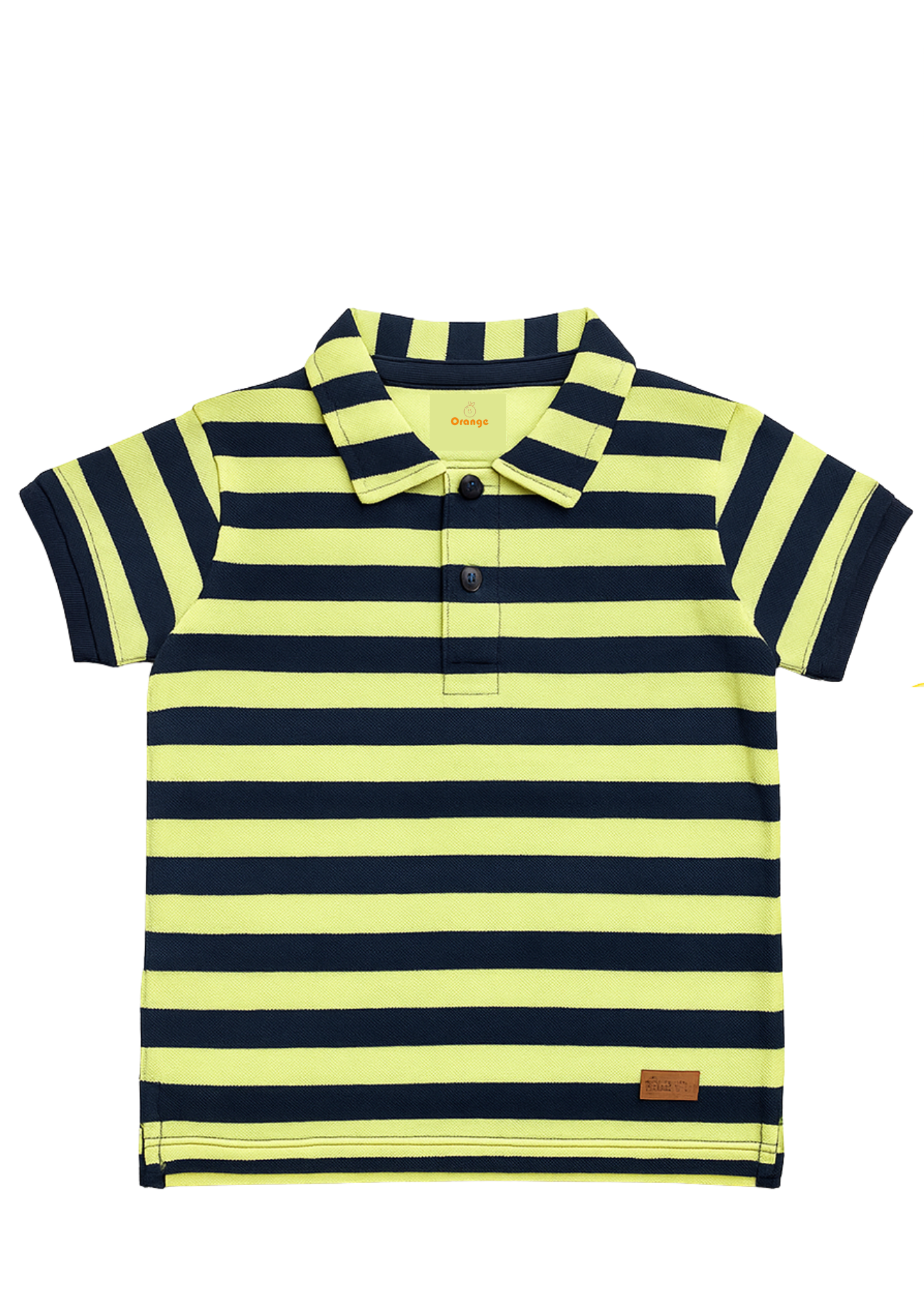 BOYS LINING POLO T-SHIRT Yellow and Black