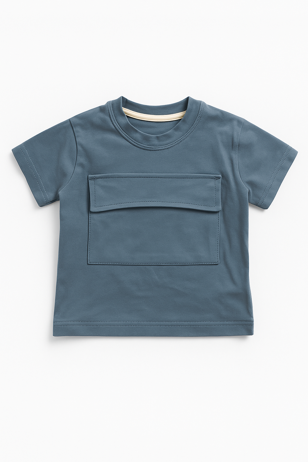 BOY HALF SLEVE T-SHIRT Cadet Front
