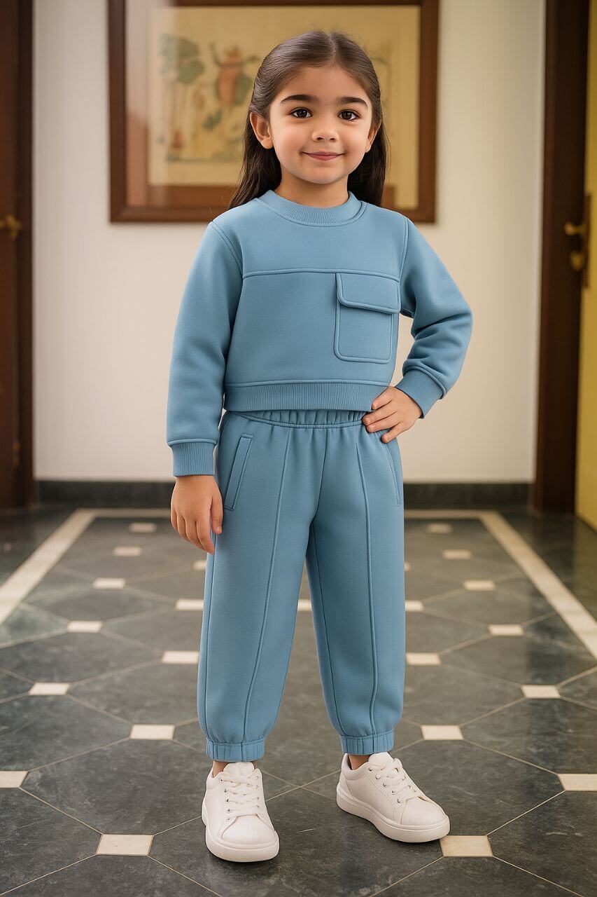 Sweat Shirt and Trouser Pair  Blue