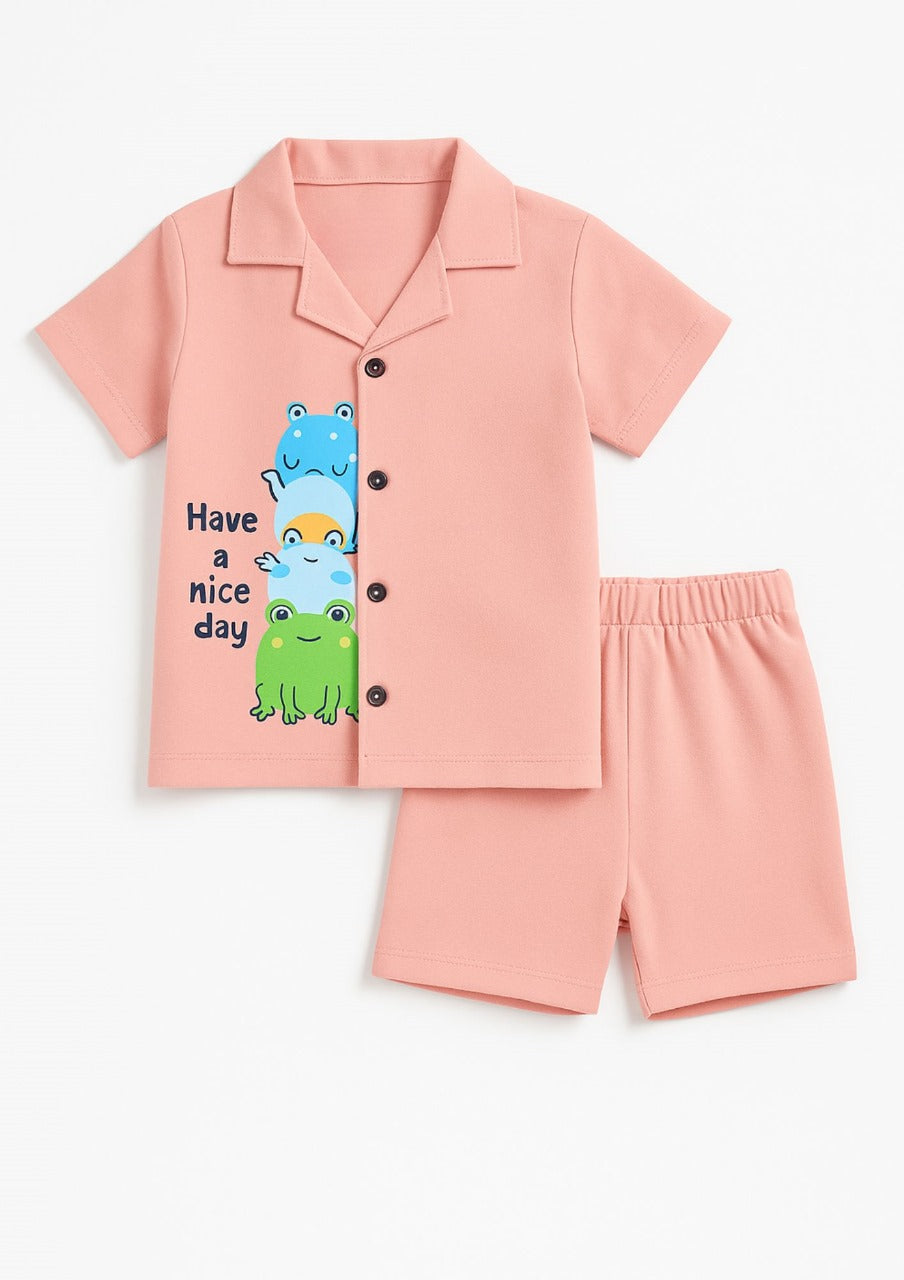Baby Boy T-Shirt And Short Pair